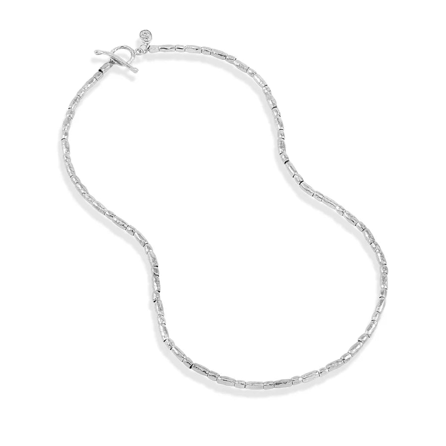Silver Rice Nomad Necklace