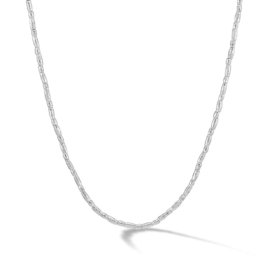 Silver Rice Nomad Necklace