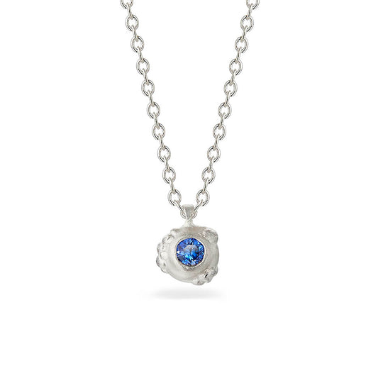 Orno Blue Sapphire Necklace