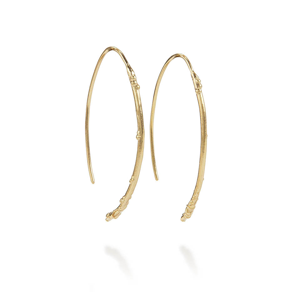 Orno Slice Earrings - Gold