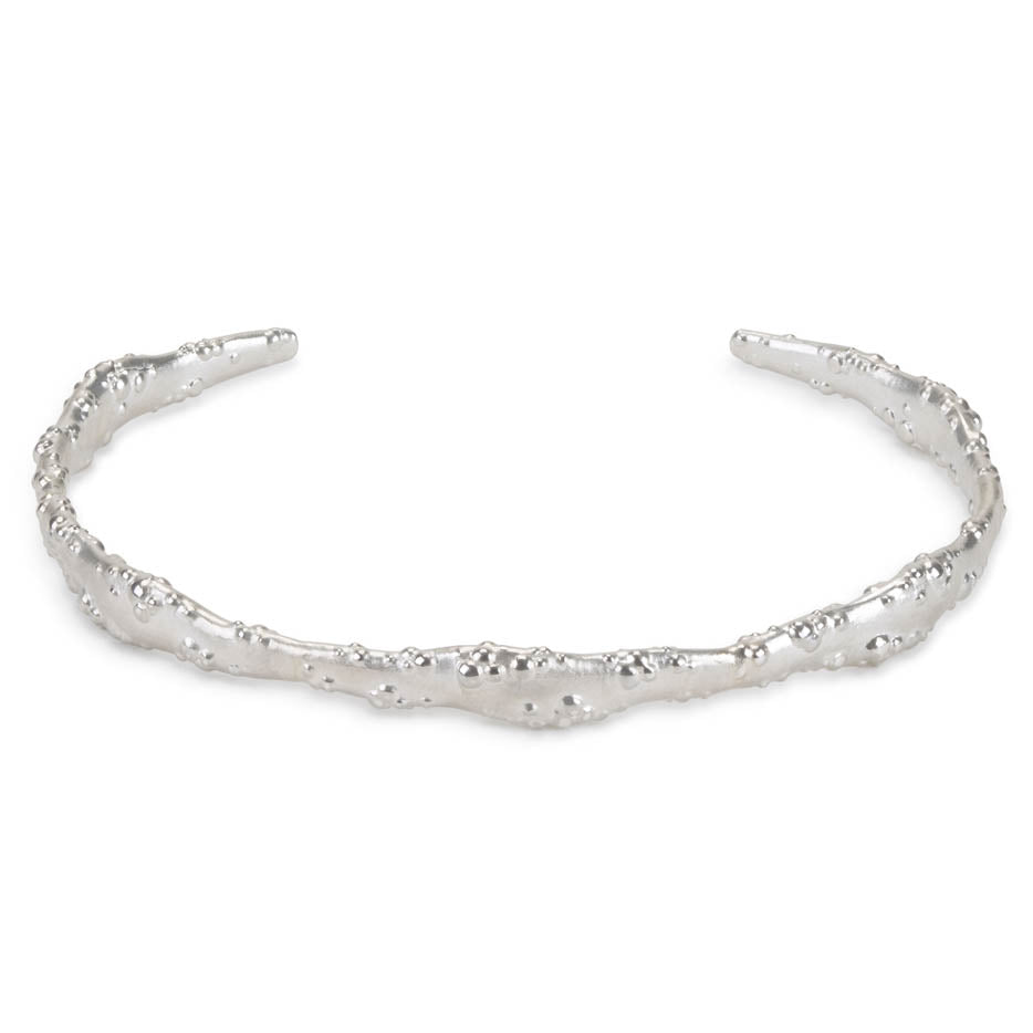 Orno Silver Cuff Bracelet