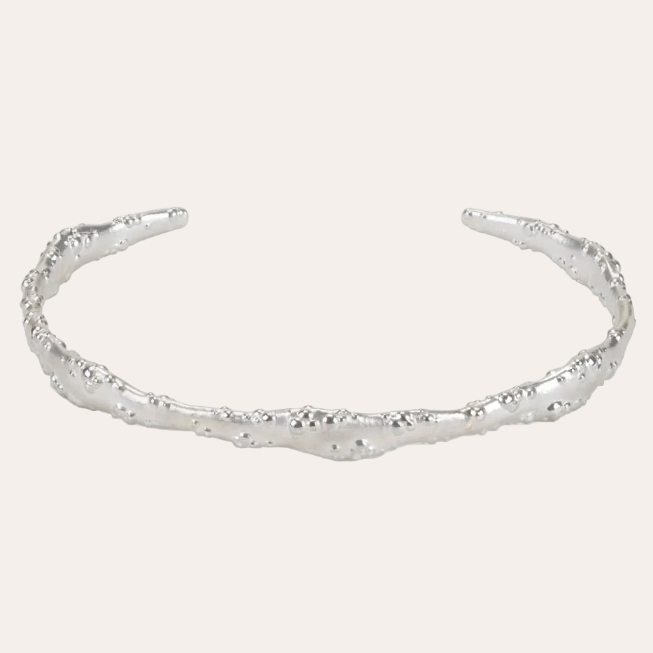 Orno Silver Cuff Bracelet