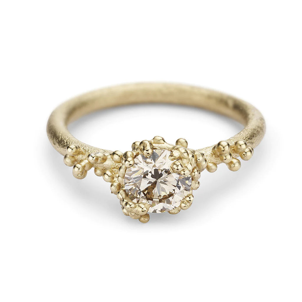 Champagne Diamond Ring