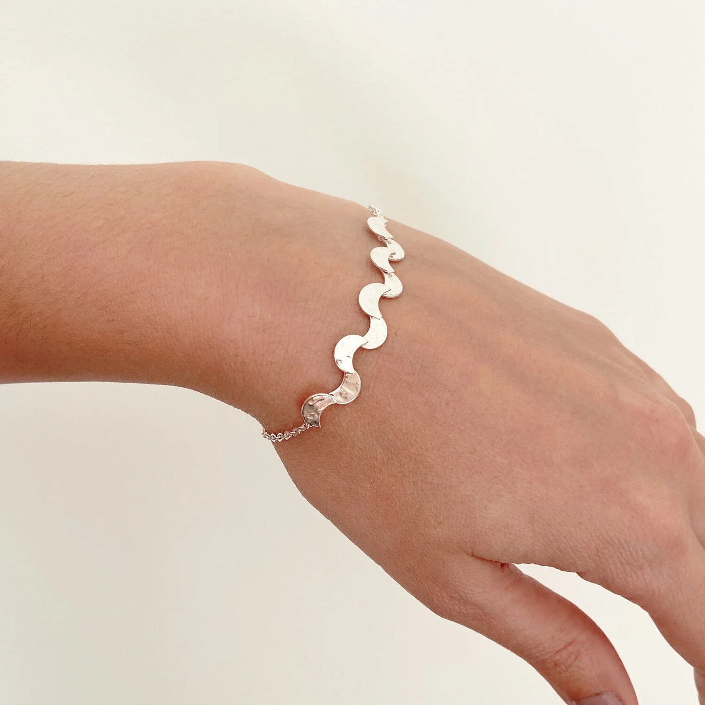 Selene Skinny Bracelet -Silver