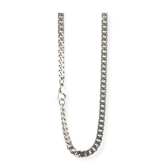 Titanium Flat Curb Chain