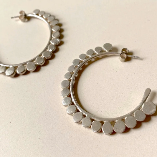Large Multi Dot Hoops