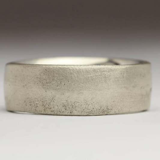 Silver Sandcast Ring