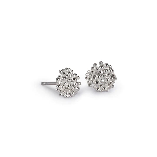 Small Silver Berry Studs