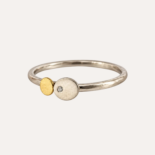 Gold and Diamond Ring