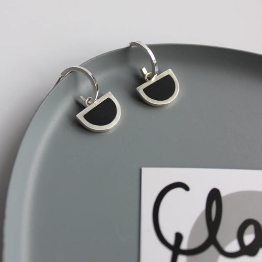 arc hoop black resin