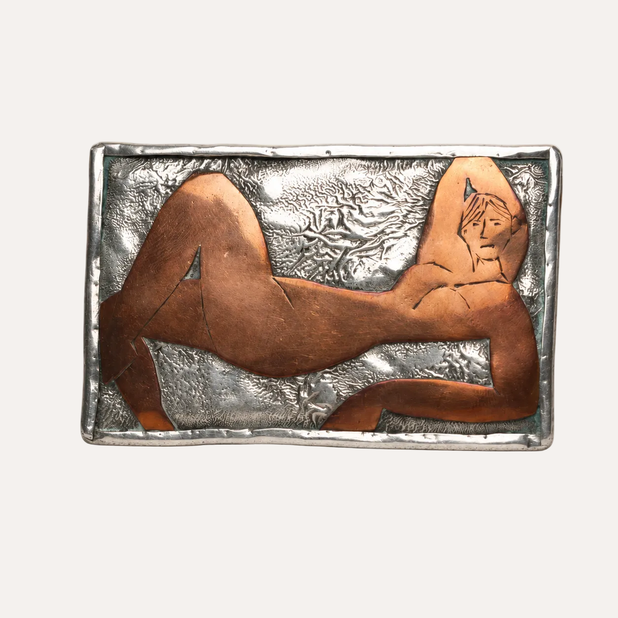 VAULT - Charmain Harris Silver & Copper Brooch