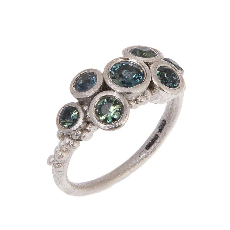 Sapphire and White Gold Connie Ring