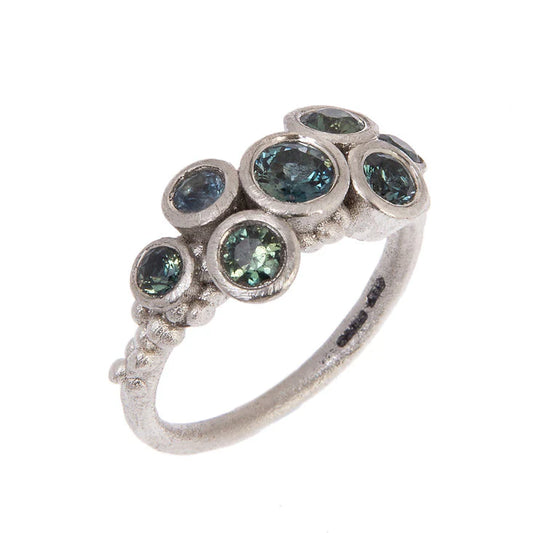 Sapphire and White Gold Connie Ring