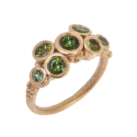 Tourmaline & Gold Connie Ring