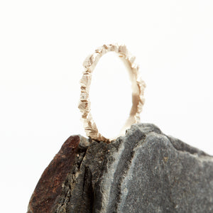 Sculptural Gold & Diamond Ring