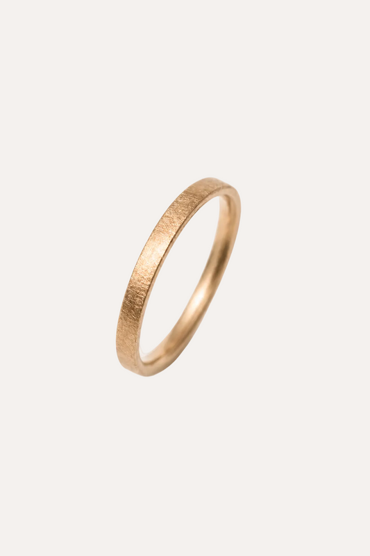Inverted D 9ct Wedding Ring