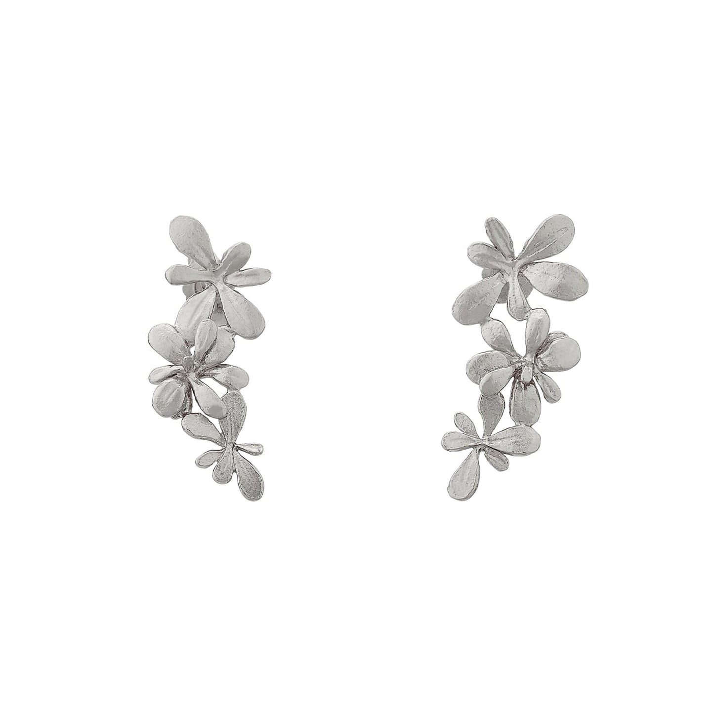Sprouting Rosette Stud Earrings