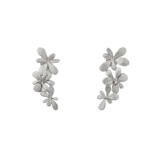 Sprouting Rosette Stud Earrings