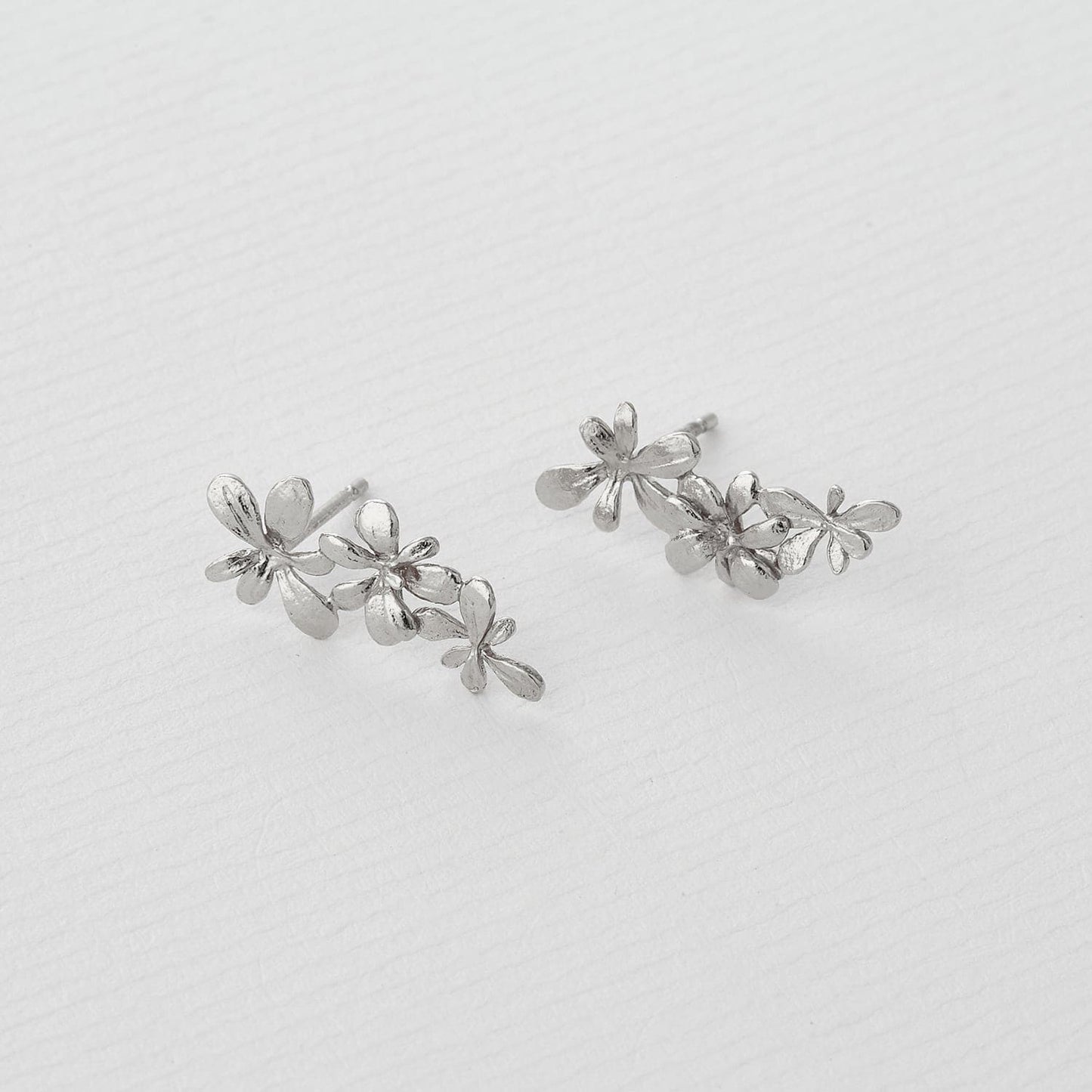 Sprouting Rosette Stud Earrings