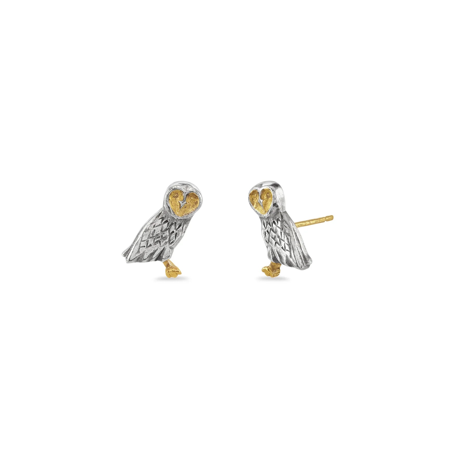owl stud earrings