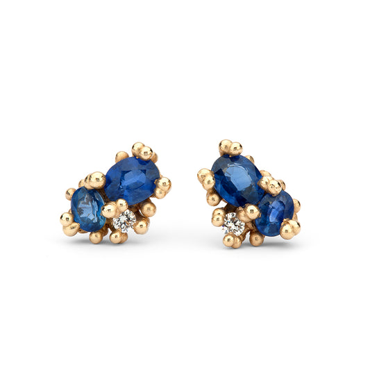 sapphire stud earrings
