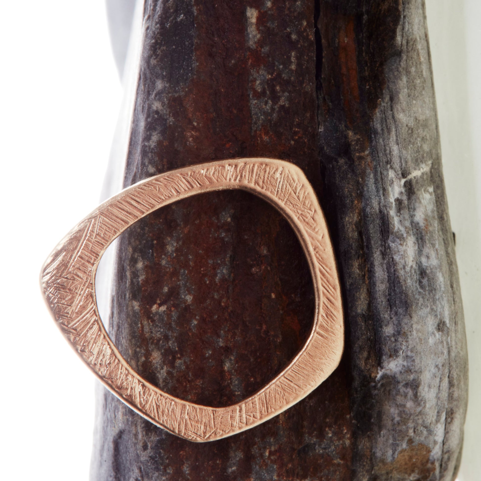 gold sculptural ring