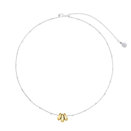 trio nugget necklace