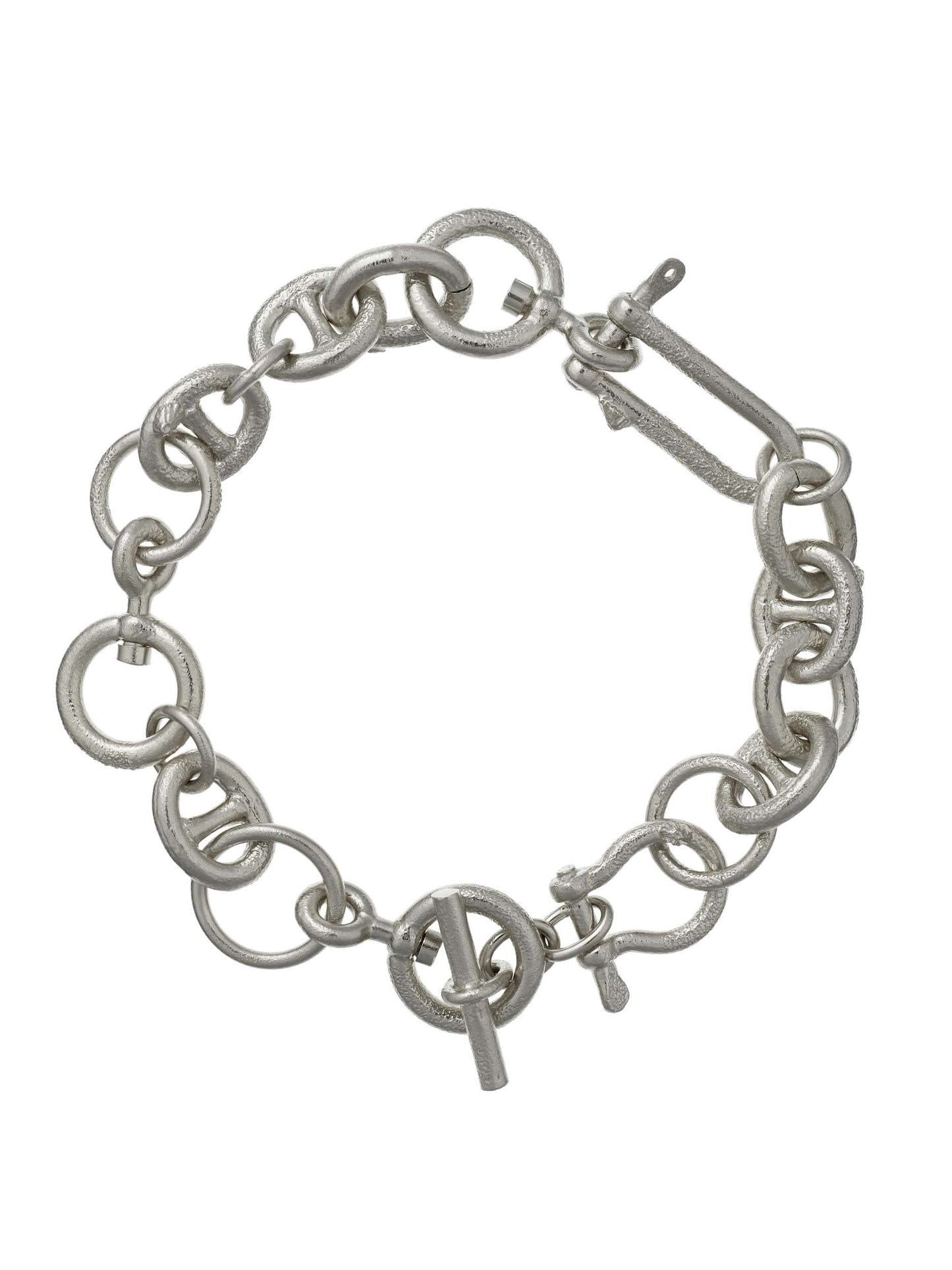 Heavy Chain Boatyard Link Toggle Bracelet