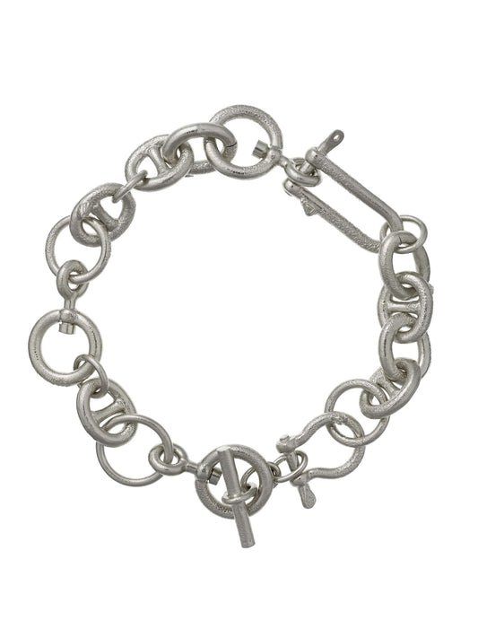 Heavy Chain Boatyard Link Toggle Bracelet