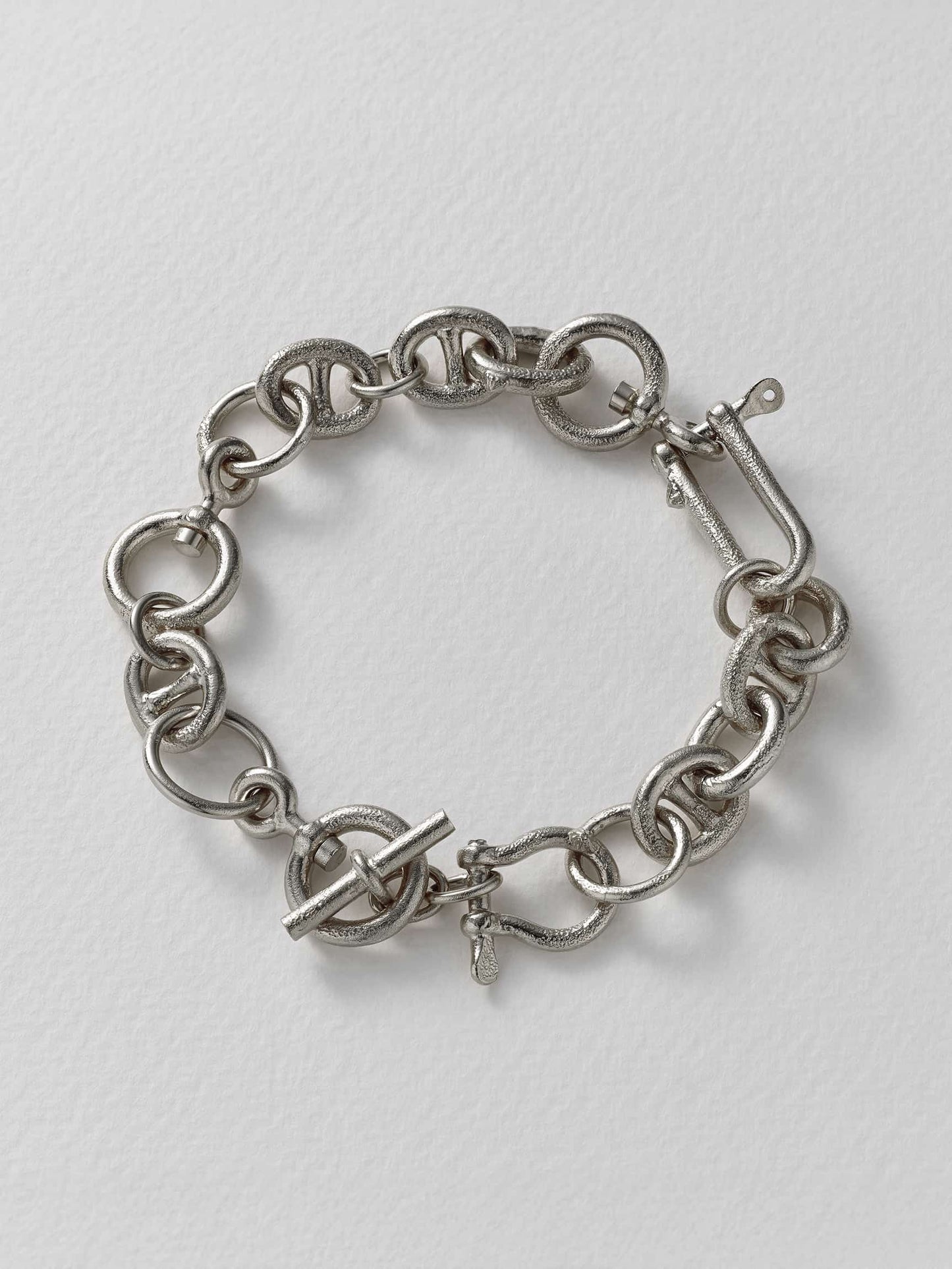 Heavy Chain Boatyard Link Toggle Bracelet