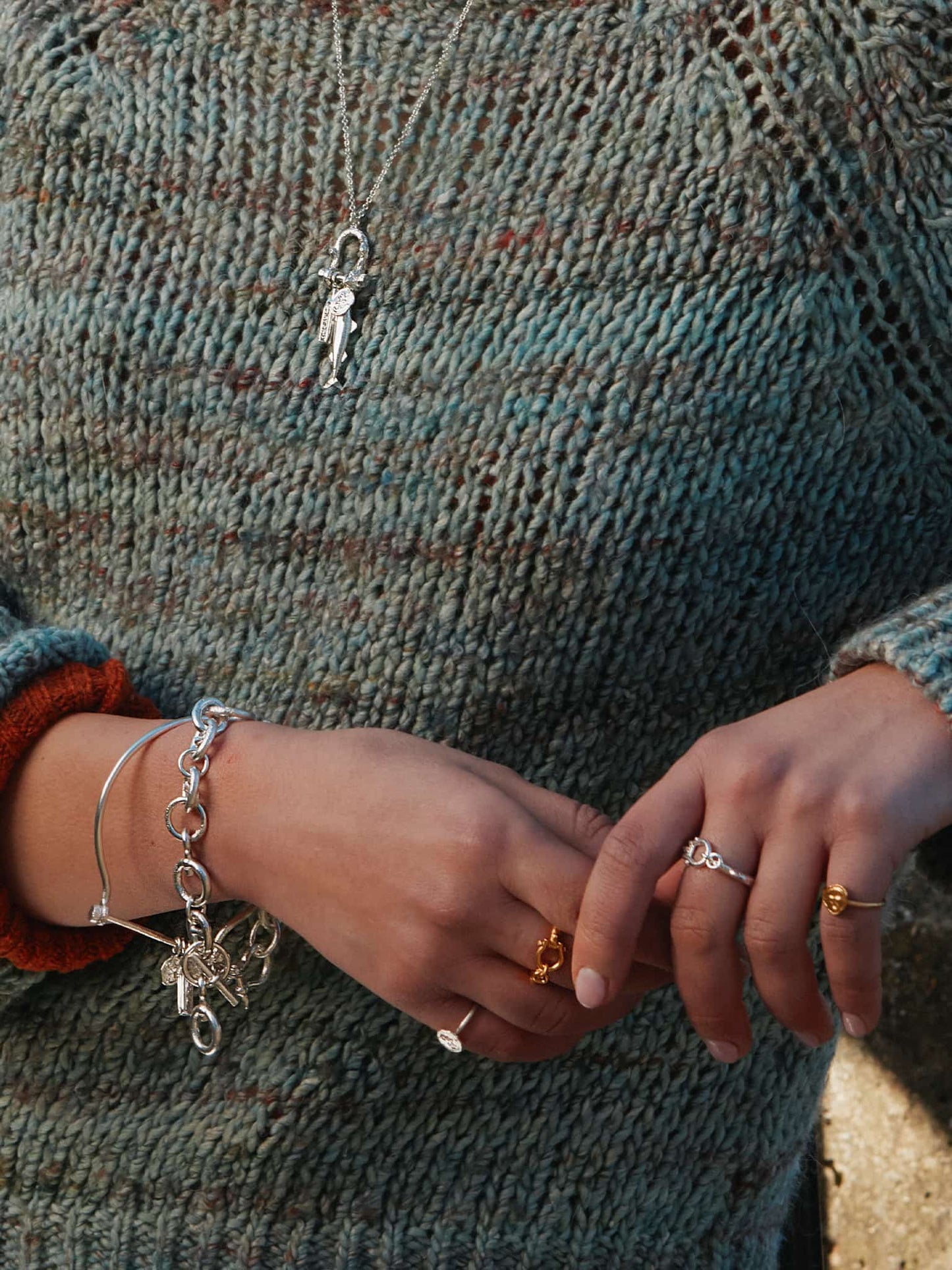 Heavy Chain Boatyard Link Toggle Bracelet