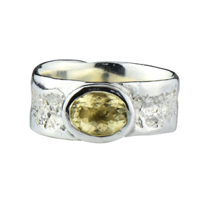 Silver & Tourmaline Ring