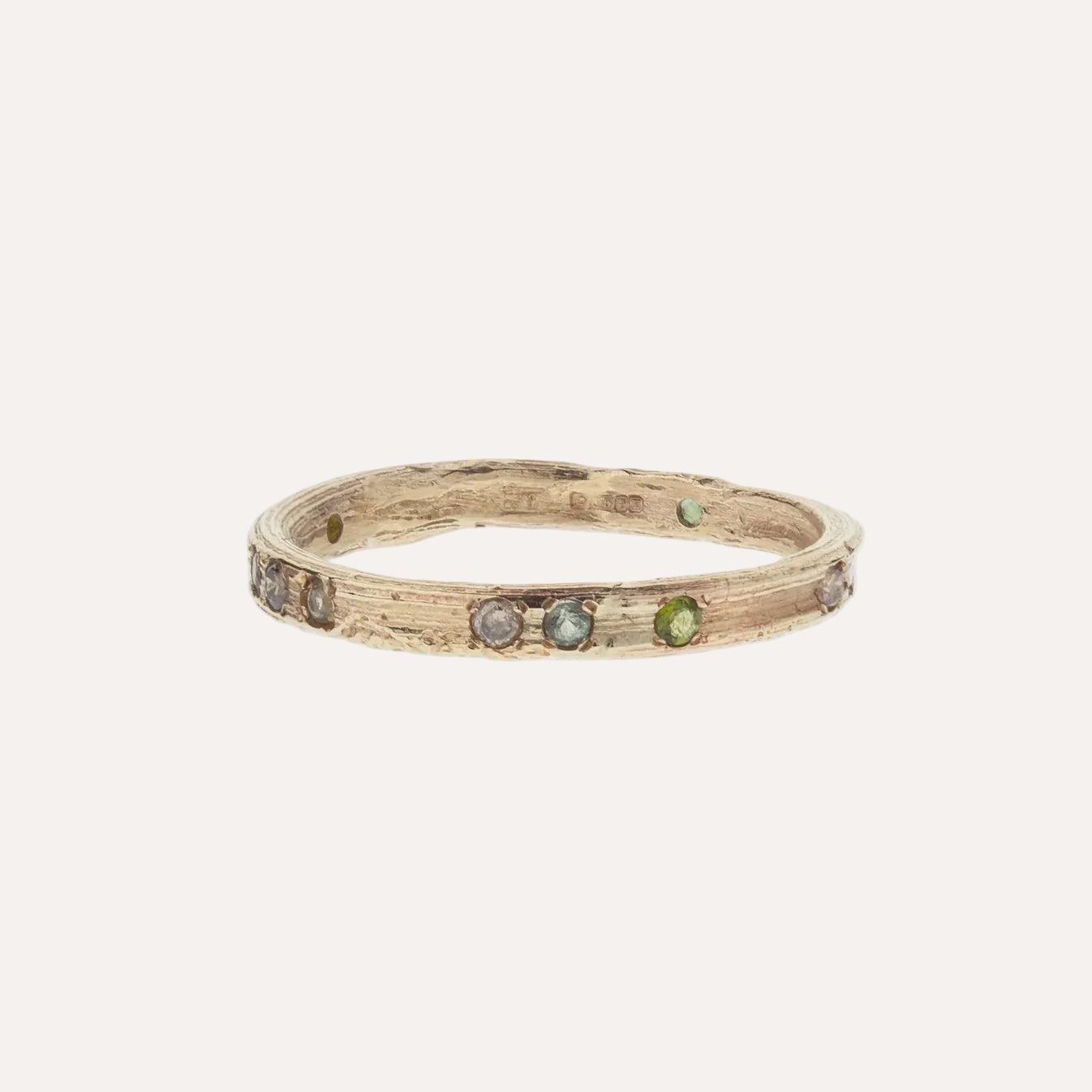 Corkscrew Willow eternity ring - 9ct gold
