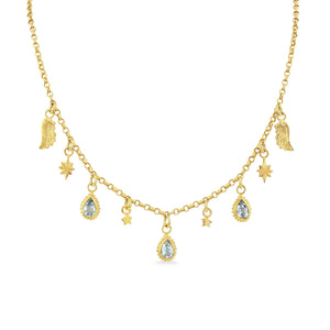 Topaz Celestial Gem Necklace