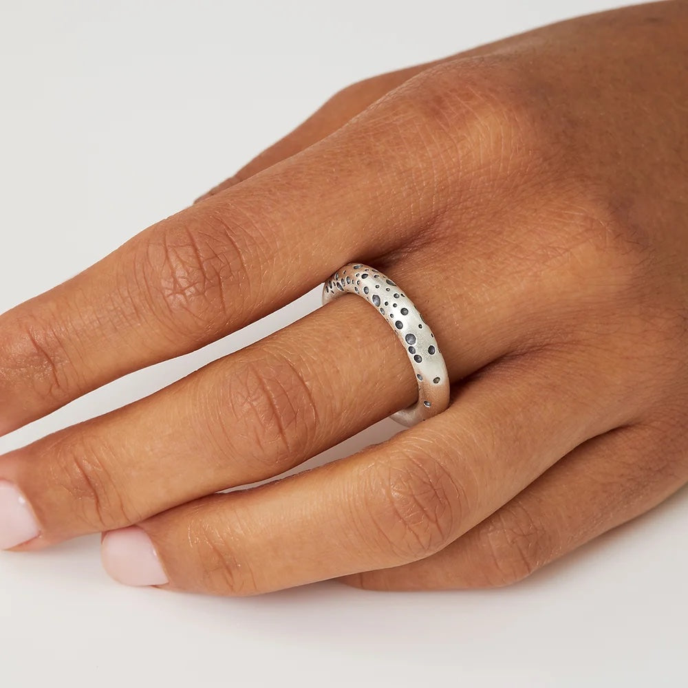 Silver Halo Ring