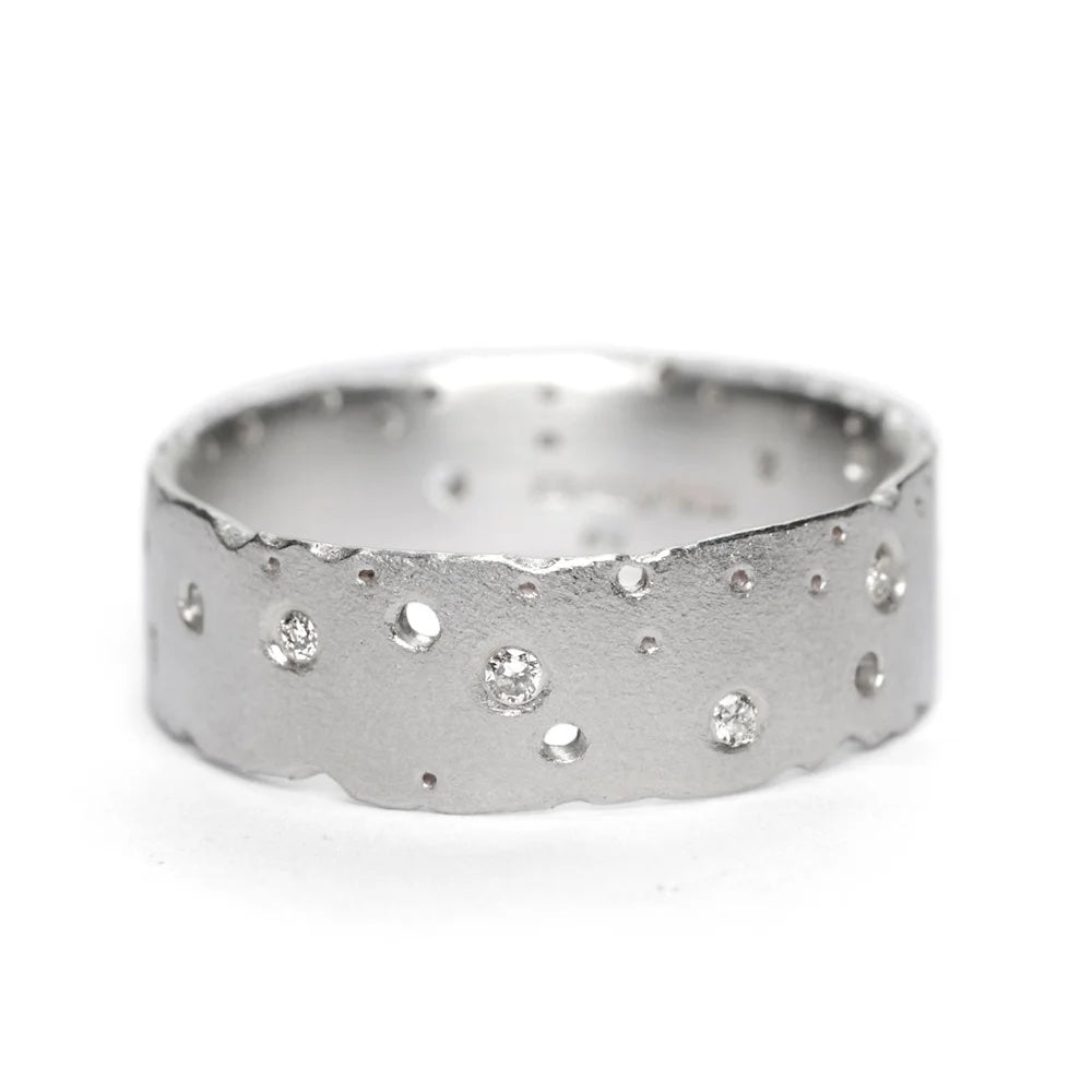 Silver and Diamond Ring