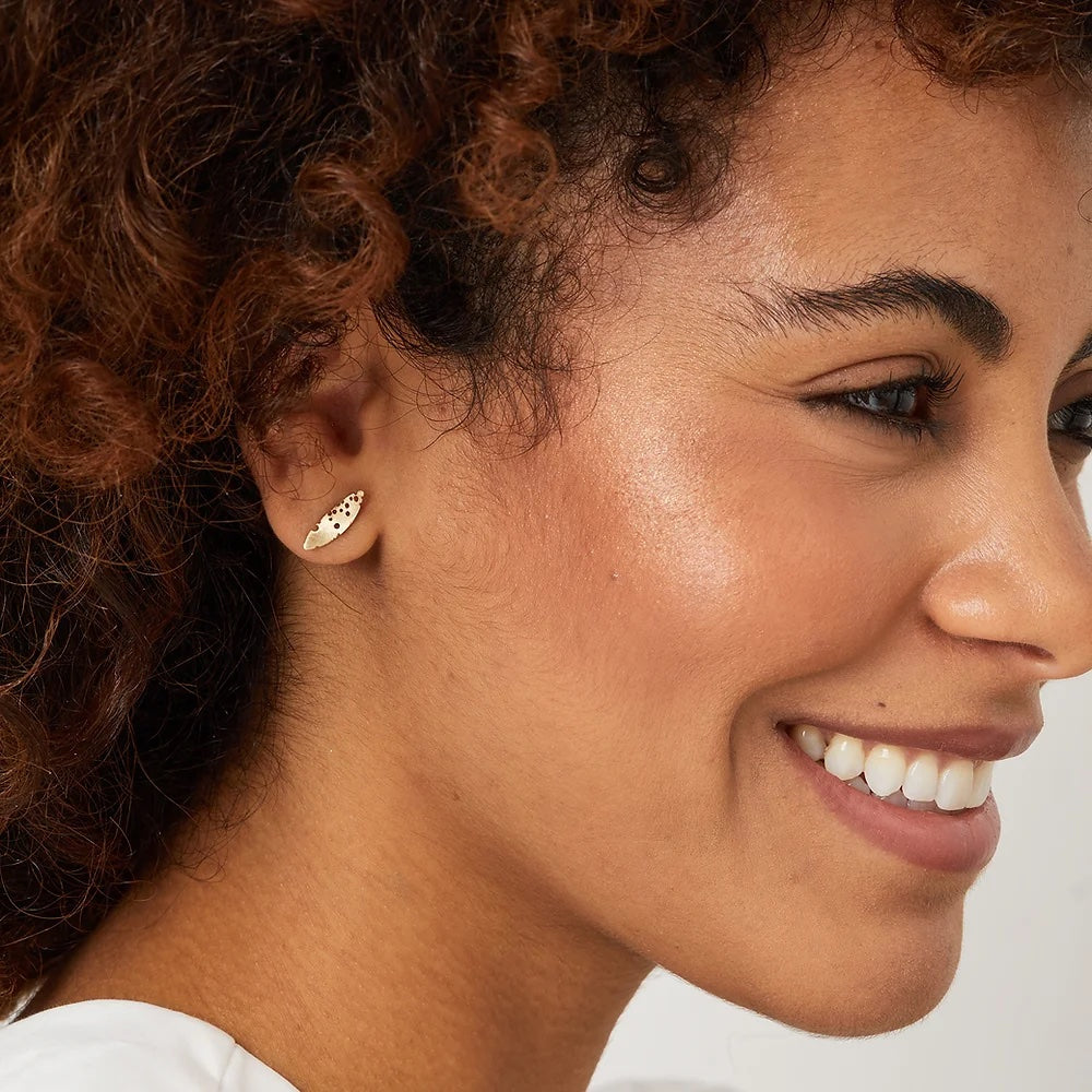 Gold Leaf Earrings
