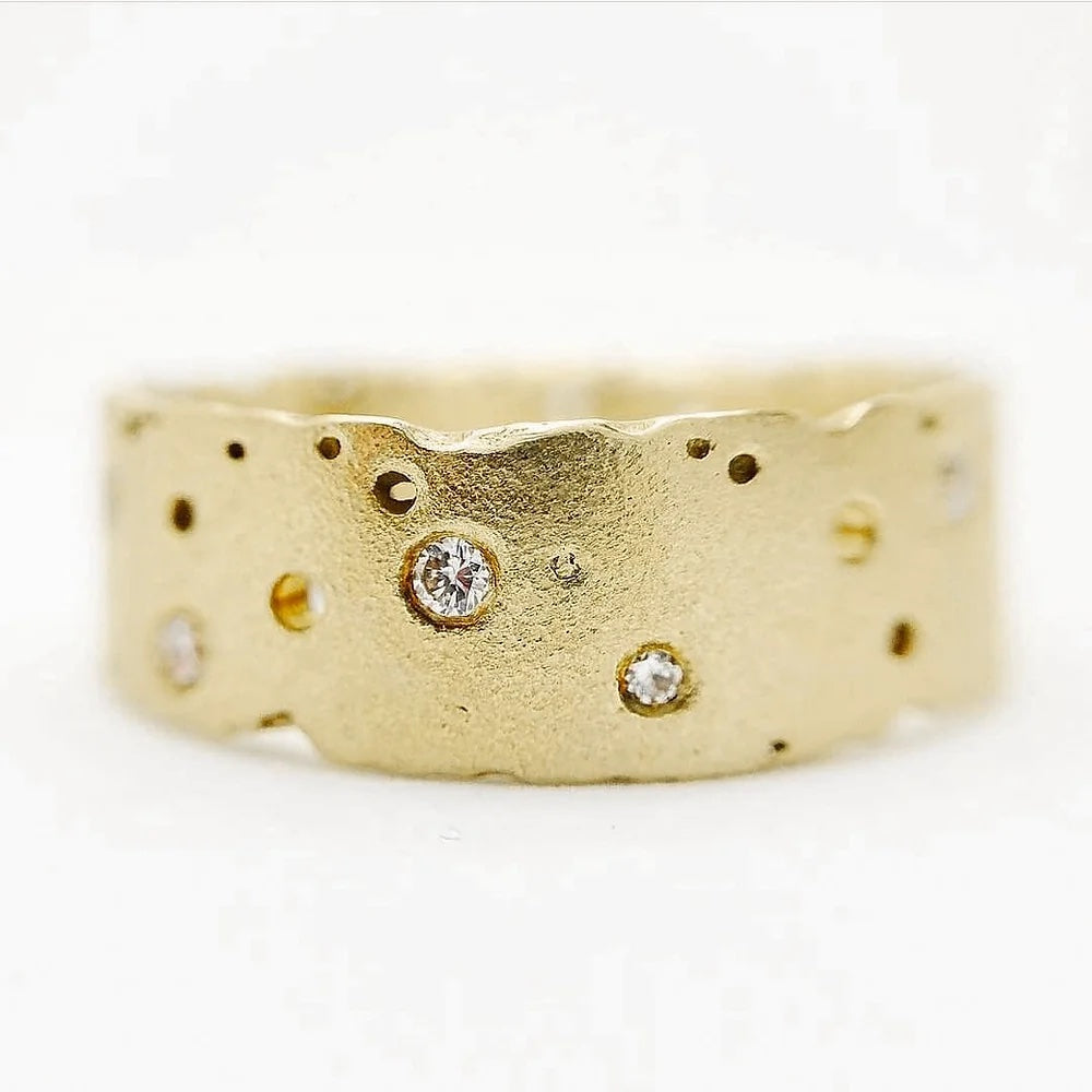 Yellow Gold and Diamond Ring