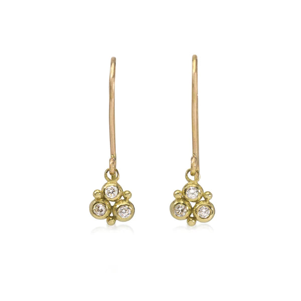 Cluster Granule Drop Earrings