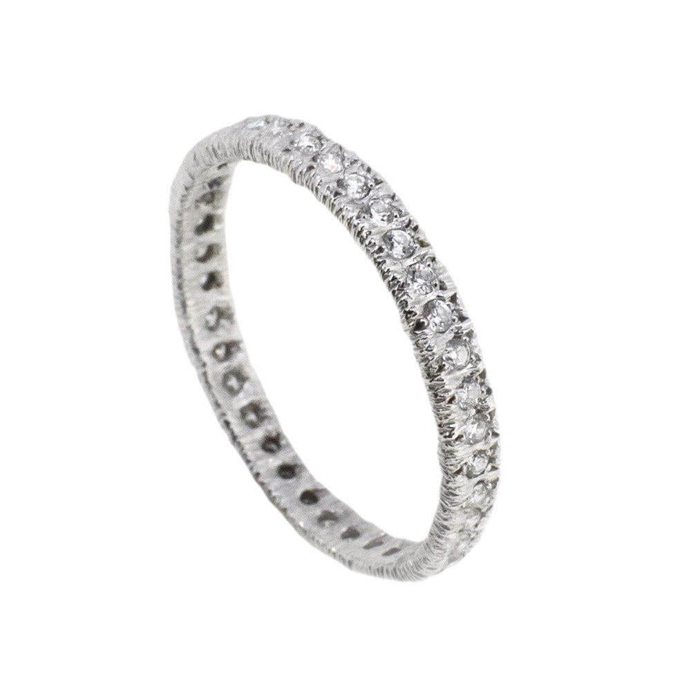 18ct White Gold and Diamond Eternity Ring