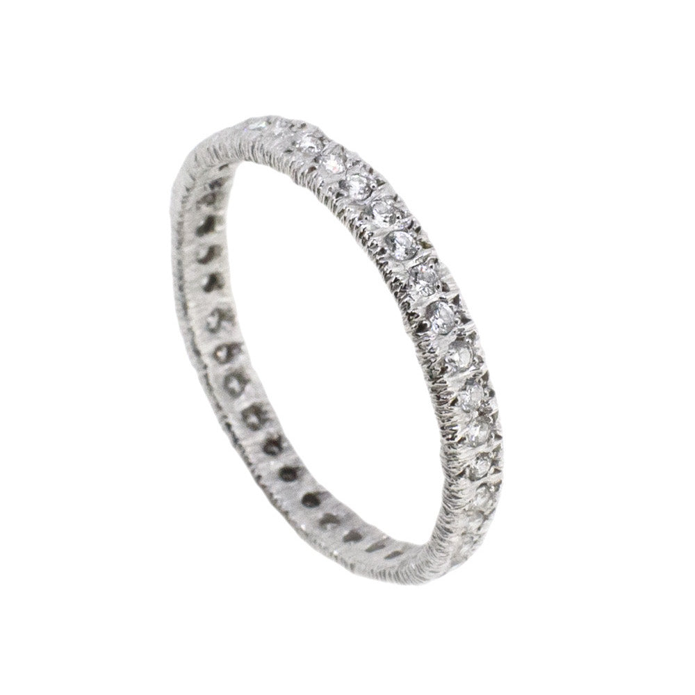 18ct White Gold Eternity Ring