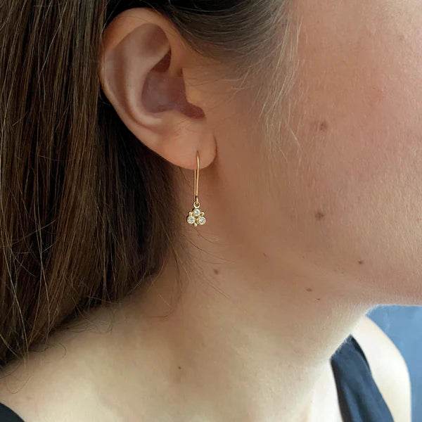 Cluster Granule Drop Earrings