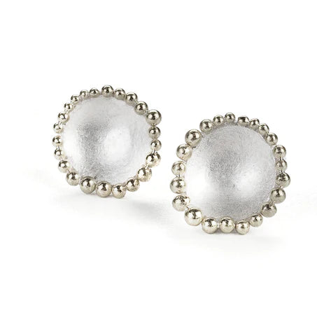 Silver Edge Earrings