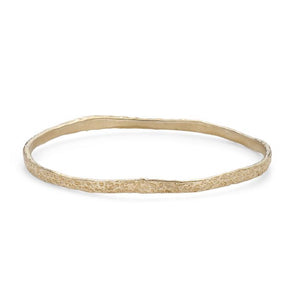 Yellow Gold Urchin Bangle