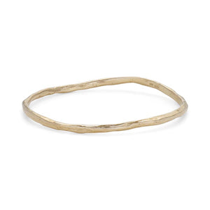 Yellow Gold Rock Bangle