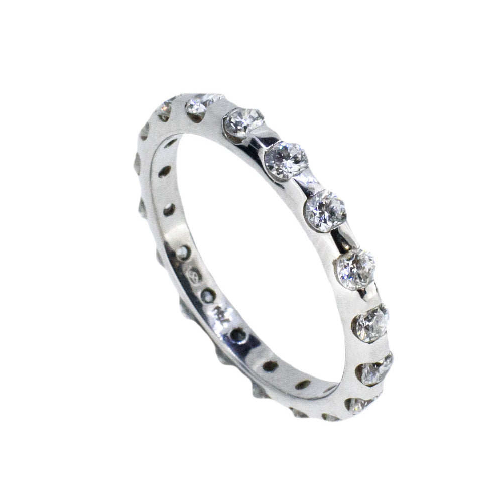 18ct White Gold Eternity Ring