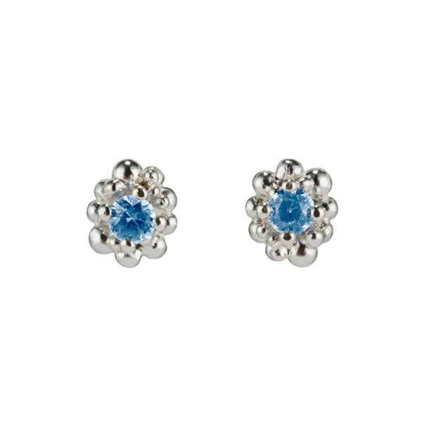 Cluster Studs with Sapphires