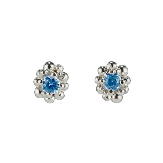 Cluster Studs with Sapphires