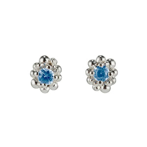 Cluster Studs with Sapphires