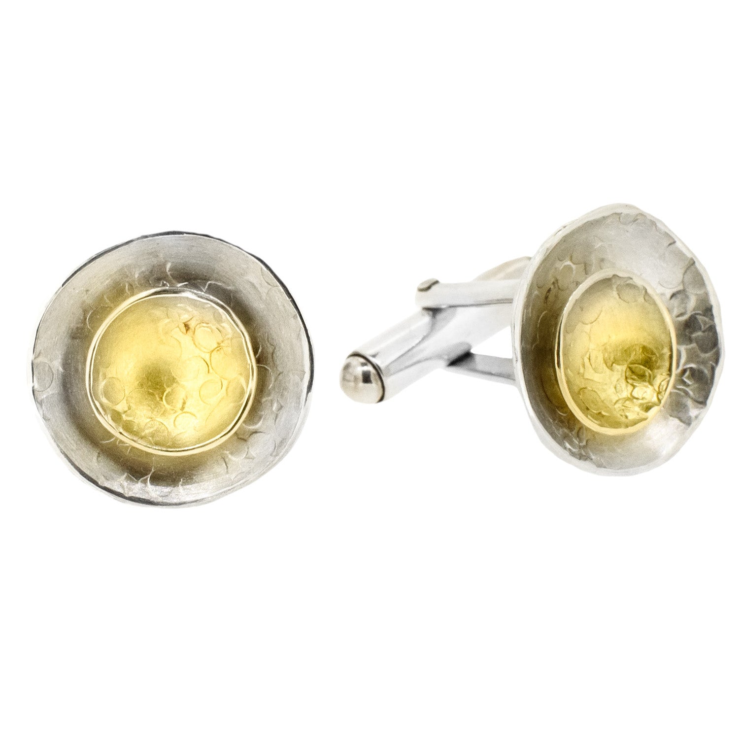 Silver and Gold Cufflinks